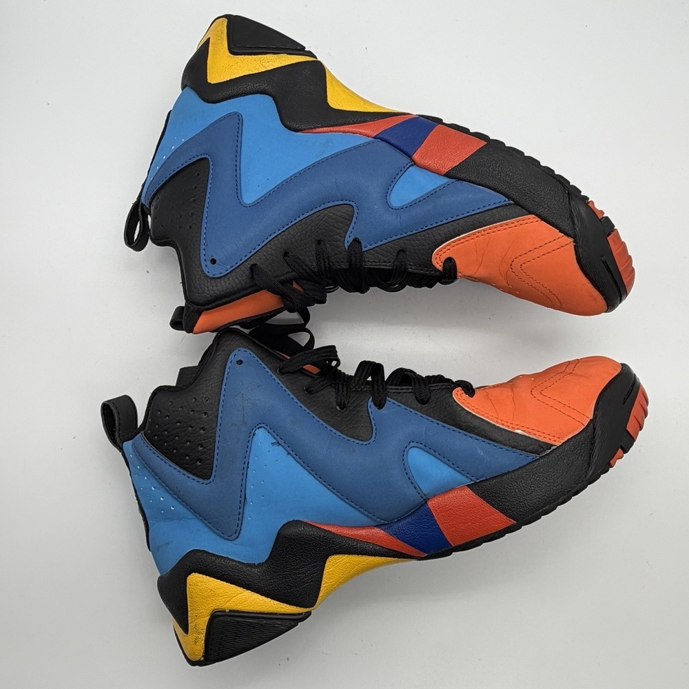 Reebok Kamikaze II Mid OKC Men's Size 10 V51942 Black Blue Orange Basketball - Picture 5 of 8